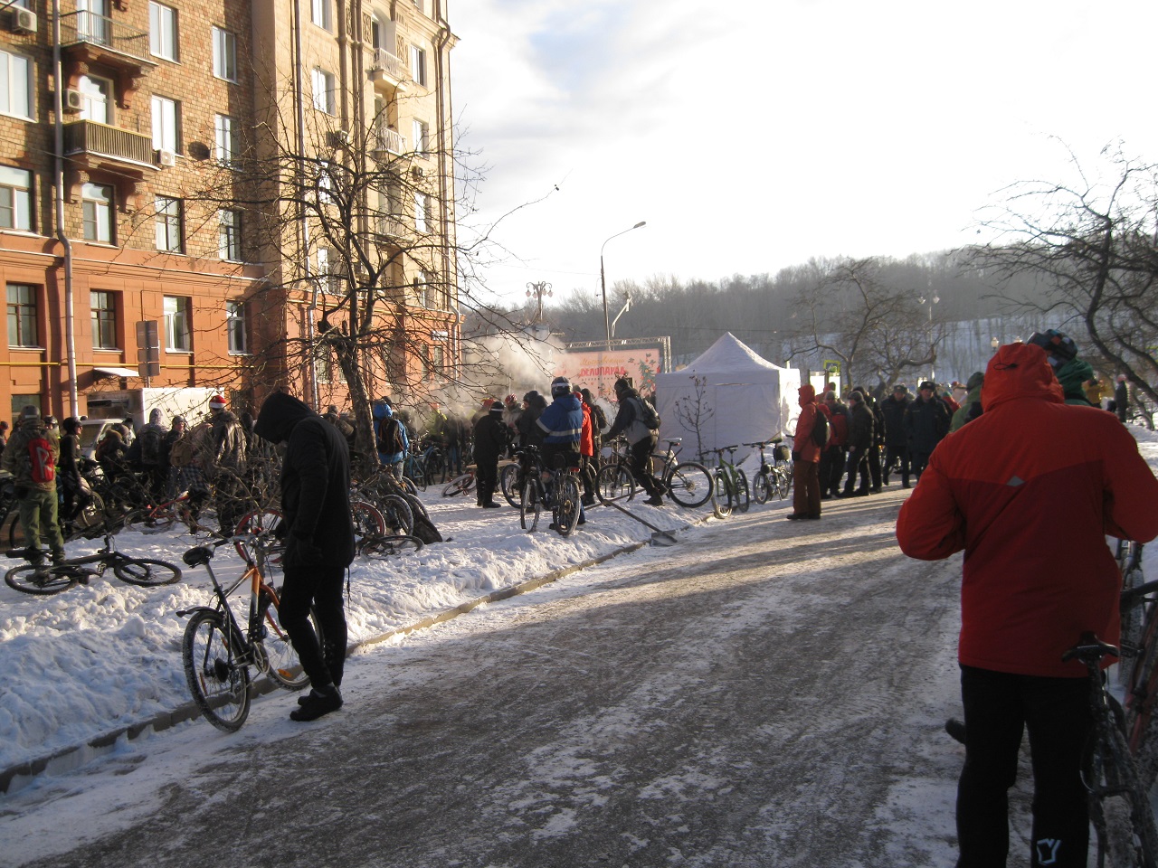 велопарад в январе в москве